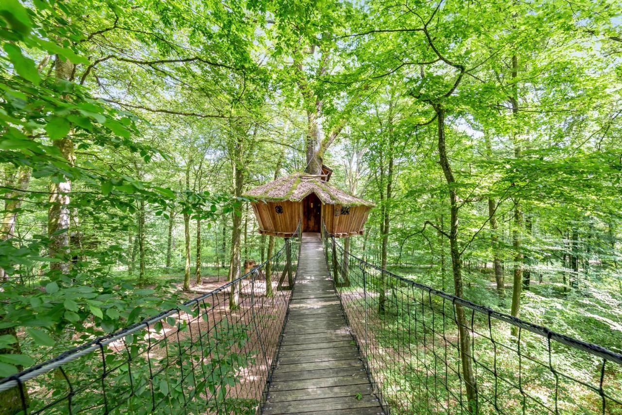 L'Arbre A Cabane Guyonvelle Exteriör bild