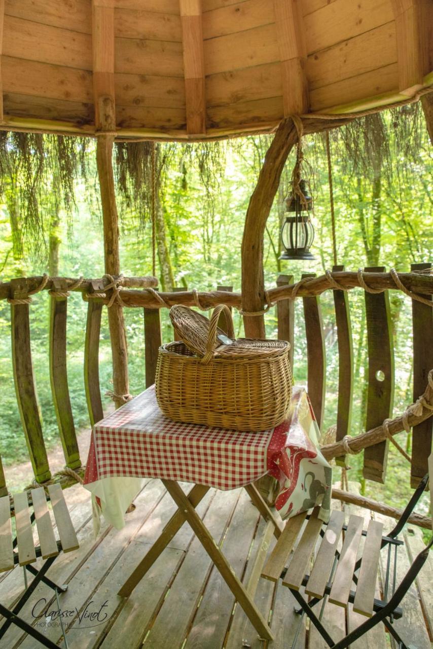 L'Arbre A Cabane Guyonvelle Exteriör bild