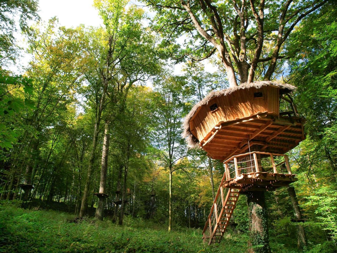 L'Arbre A Cabane Guyonvelle Exteriör bild